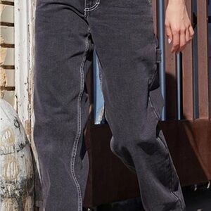 Brandy Melville Women's Black Relaxed Jeans
